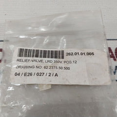 Flutec Db4E-012-350V Relief Valve