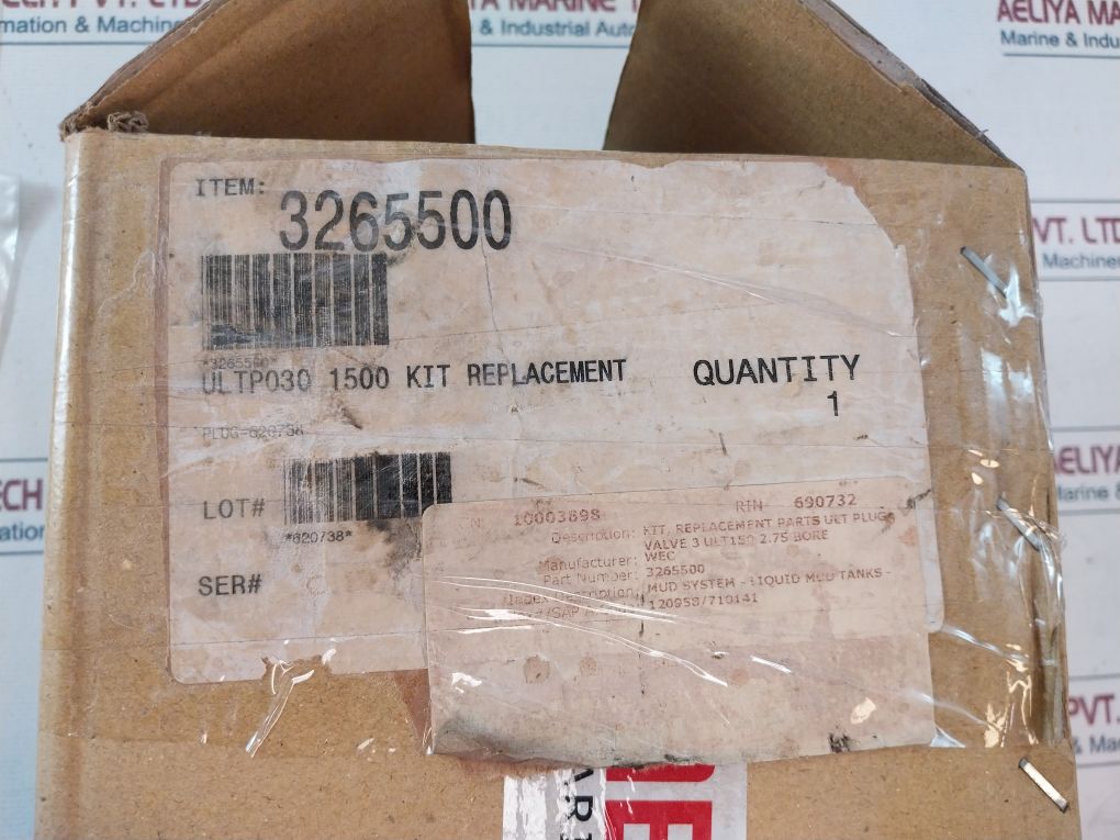 Fmc 3265500 Plug Valve Repair Kit