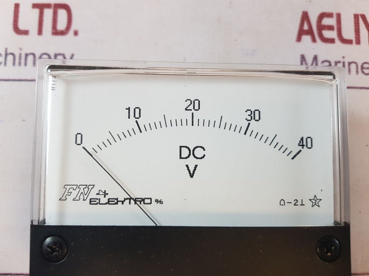 Fn Elektro Kr100 Voltmeter 0 To 40 Dc V
