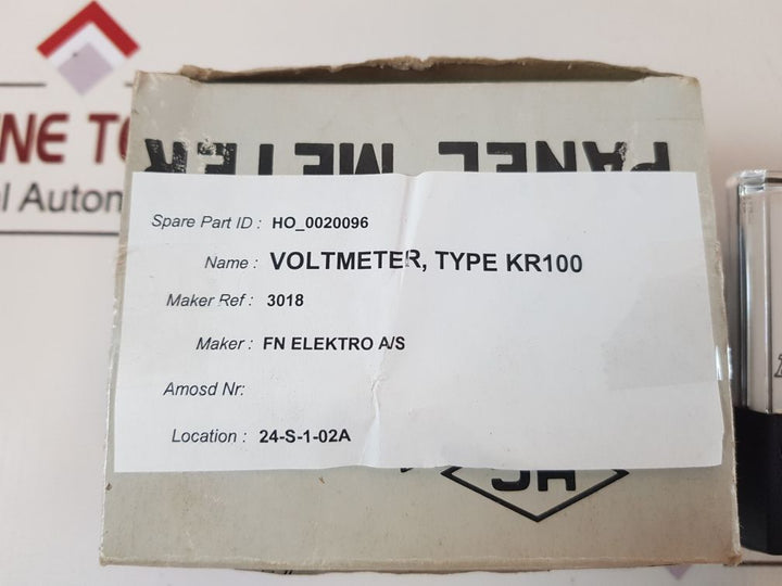 Fn Elektro Kr100 Voltmeter
