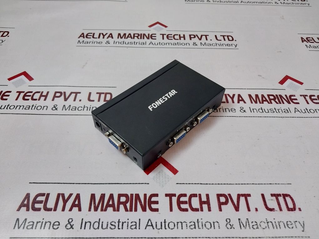 Fonestar Fv-50Sp12 1 X 2 Vga Splitter Distributor With Pa001 Power Adapter