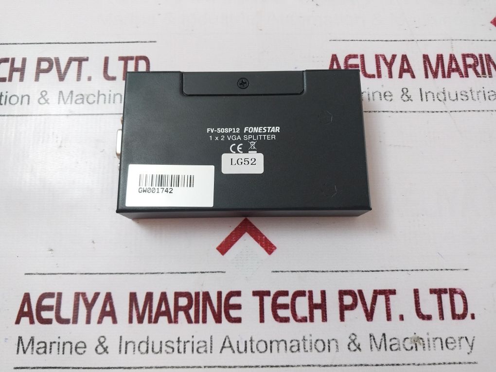 Fonestar Fv-50Sp12 1 X 2 Vga Splitter Distributor With Pa001 Power Adapter