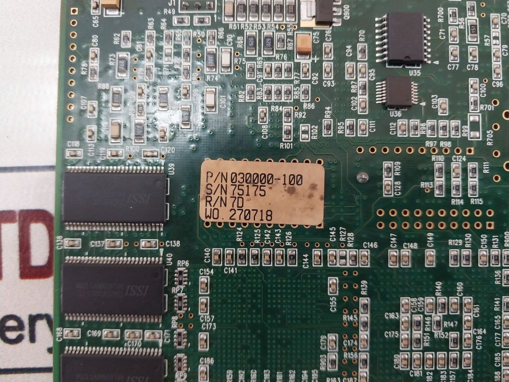 Foresight Imaging 030000-100 Accustream 170 Board 750400 Rev D