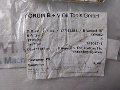 Lot Of 4X Forum B+V 775067-1 Hinge Pin For Hydraulic Centering System