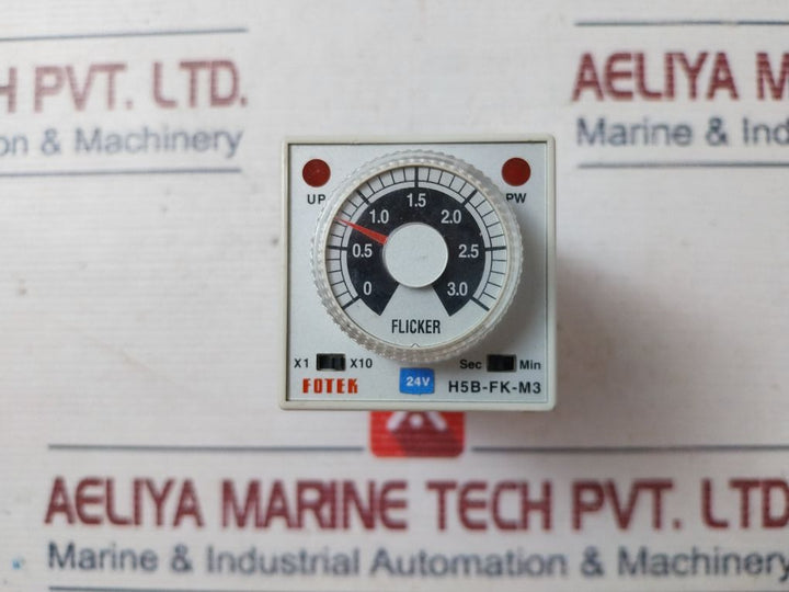 Fotek H5B-fk-m3 Timer Relay 24Vdc/Ac