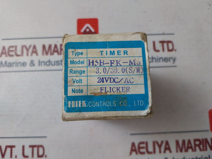 Fotek H5B-fk-m3 Timer Relay 24Vdc/Ac