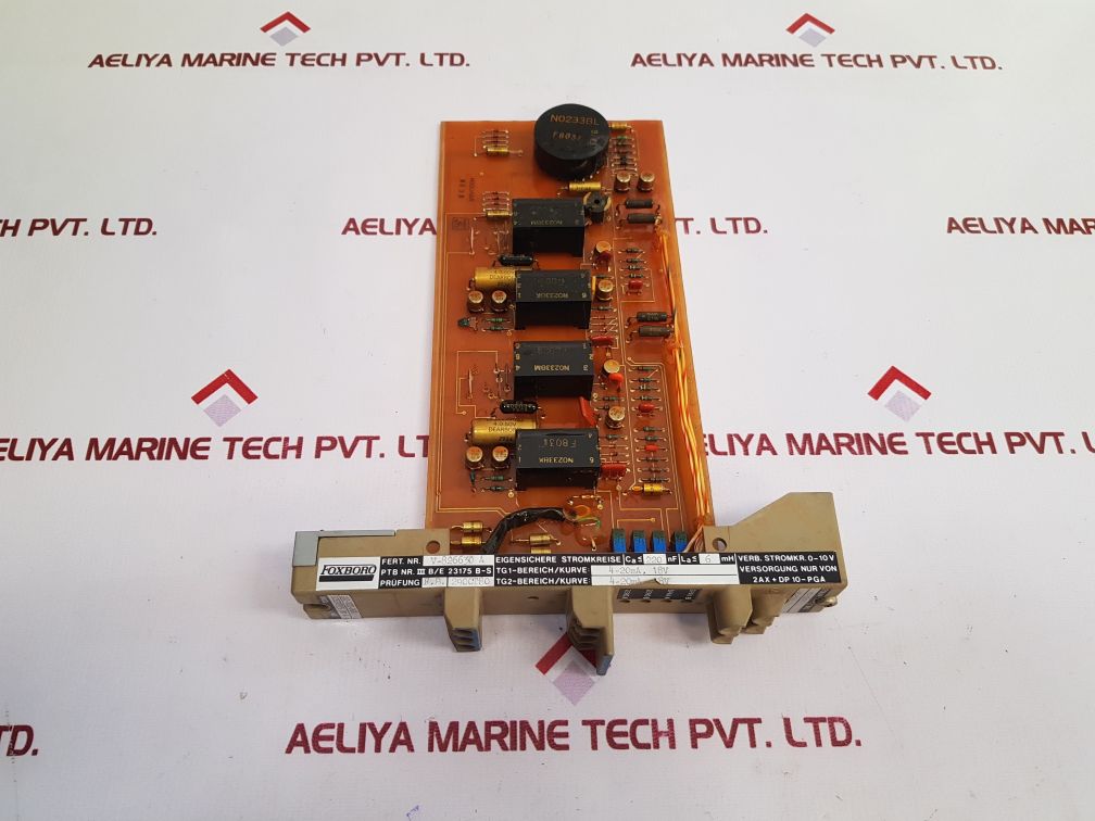 Foxboro 2Ao-v2I-pga Intrinsically Safe Electrical Circuit