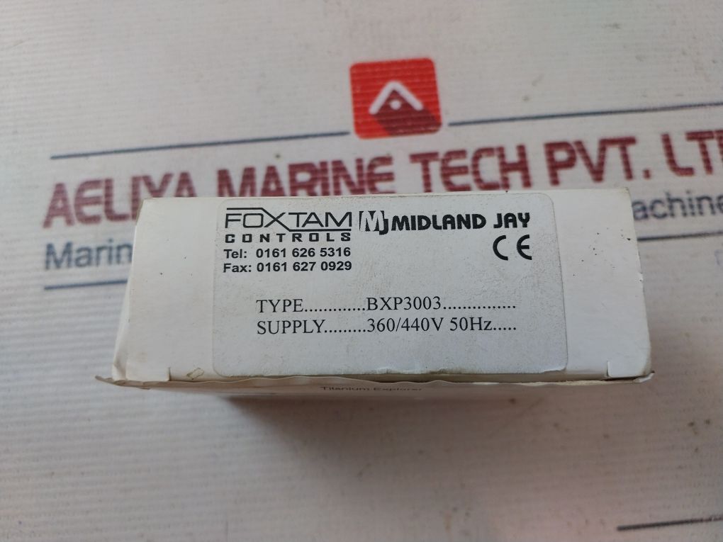 Foxtam Bxp3003 Supply Monitoring Relay 250V~3A