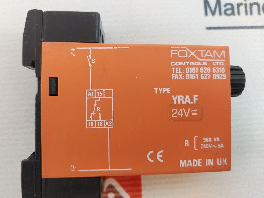 Foxtam Yra.F Time Delay Relays 0,1-10S