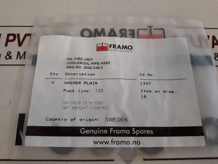Framo 1347 Washer Plain 73.18.2200