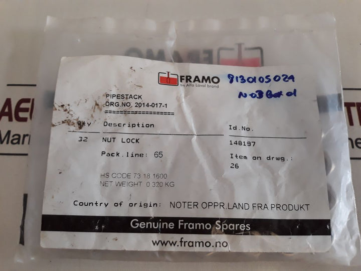 Framo 148197 Nut Lock