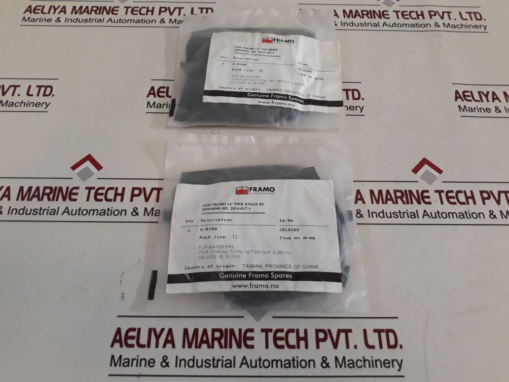 Framo 2018265 O-ring For Water Pipe