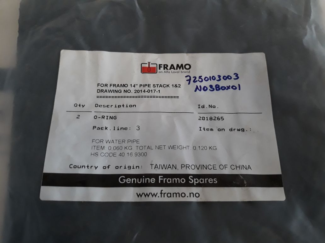 Framo 2018265 O-ring