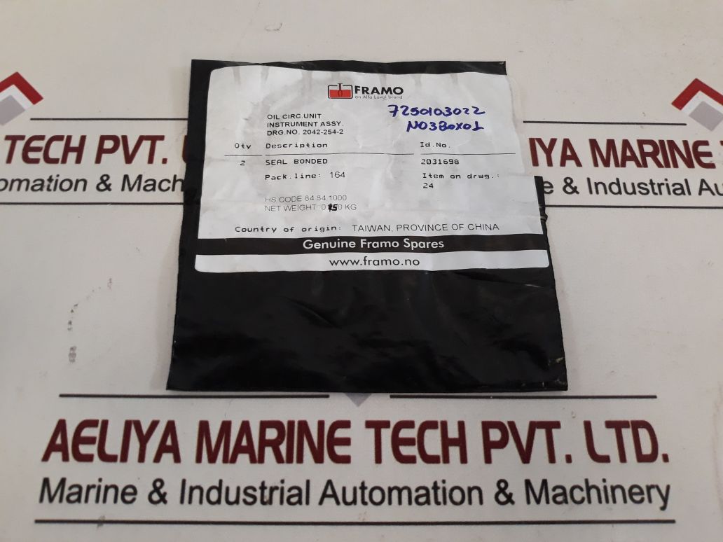 Framo 2031698 Seal Bonded
