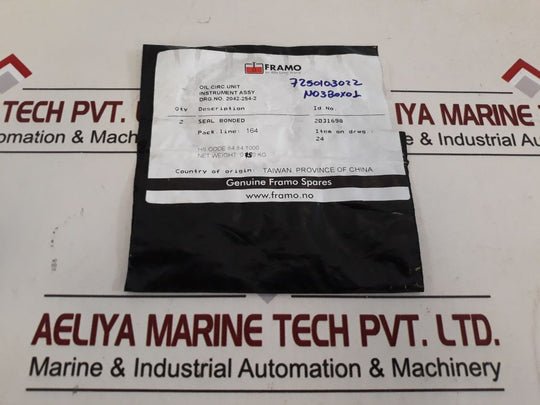 Framo 2031698 Seal Bonded
