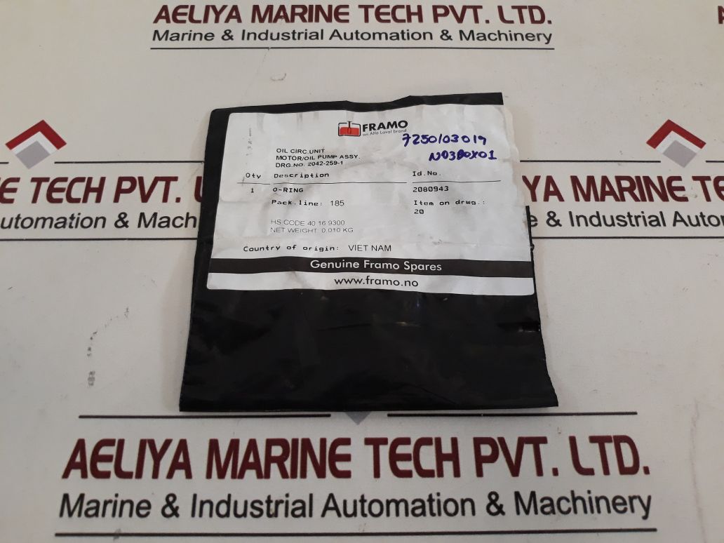 Framo 2080943 O-ring
