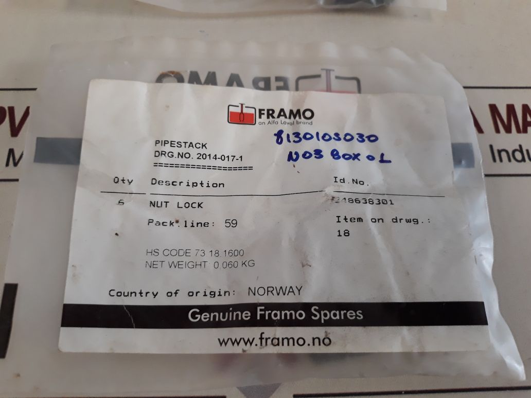 Framo 348638301 Nut Lock