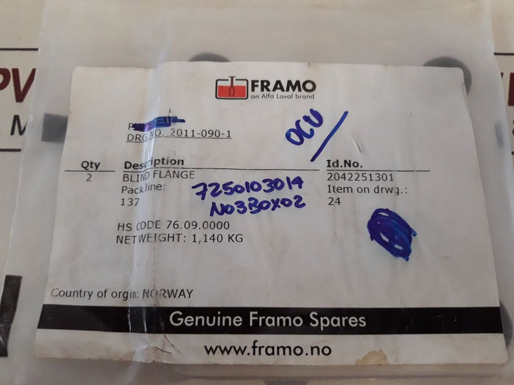 Framo Blind Flange