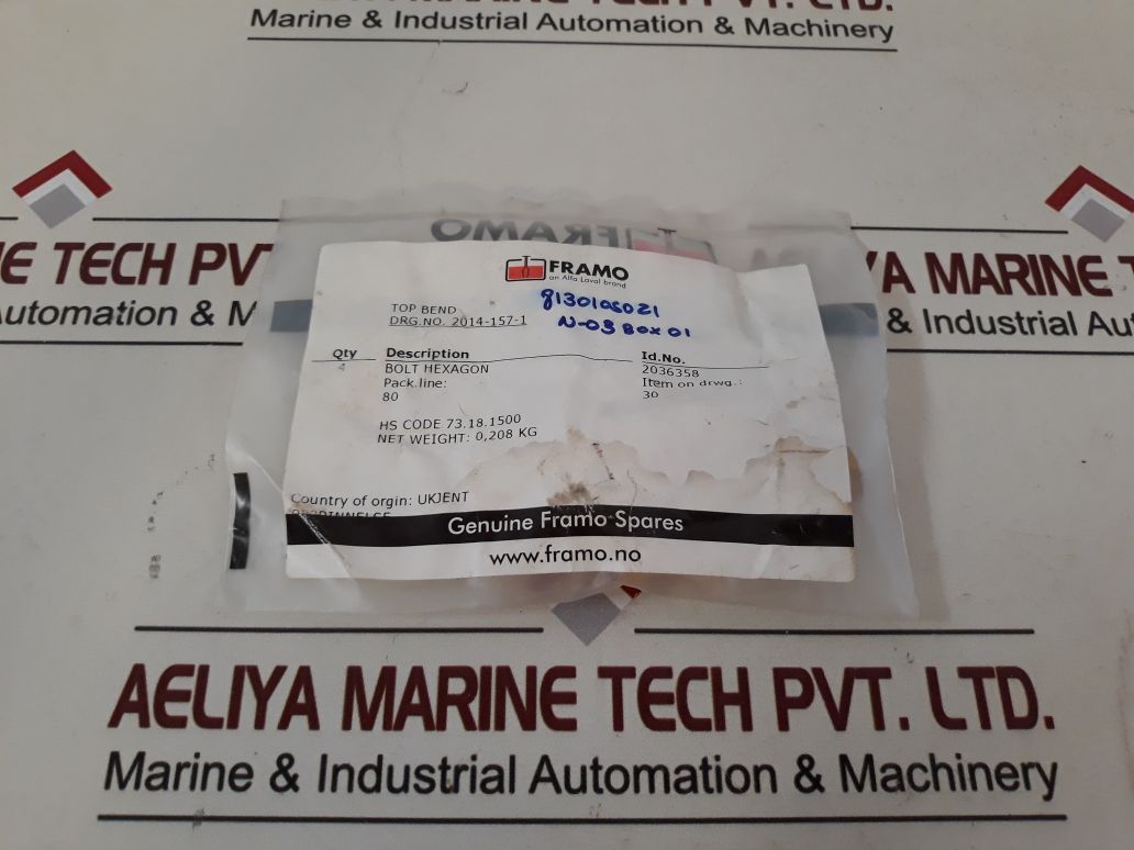 Framo 2036358 Bolt Hexagon