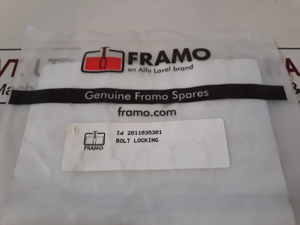 Framo 2011035301 Bolt Locking
