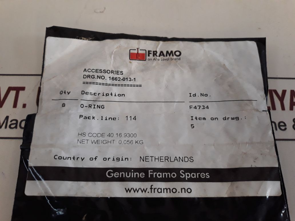 Framo F4734 O-ring