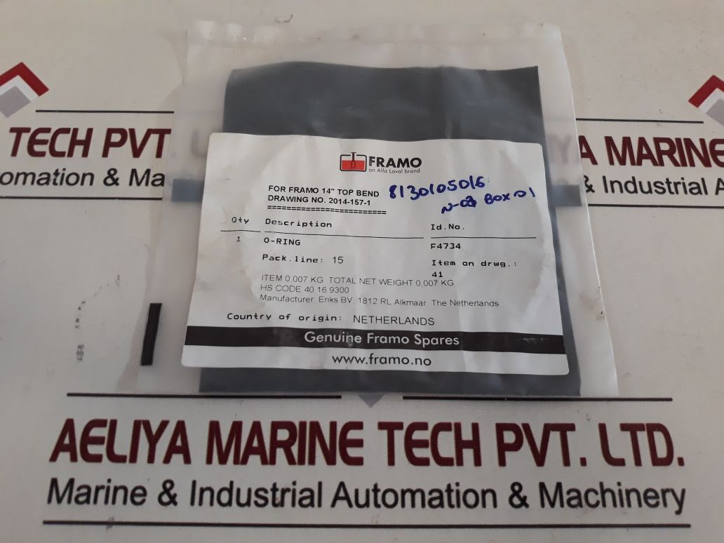 Framo F4734 O-ring 40.16.9300