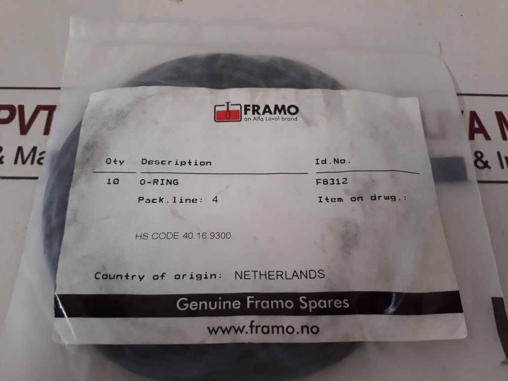 Framo F8312 O-ring