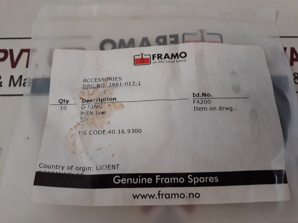 Framo F4200 O-ring