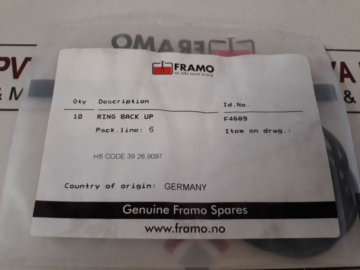 Framo F4689 Backup Ring
