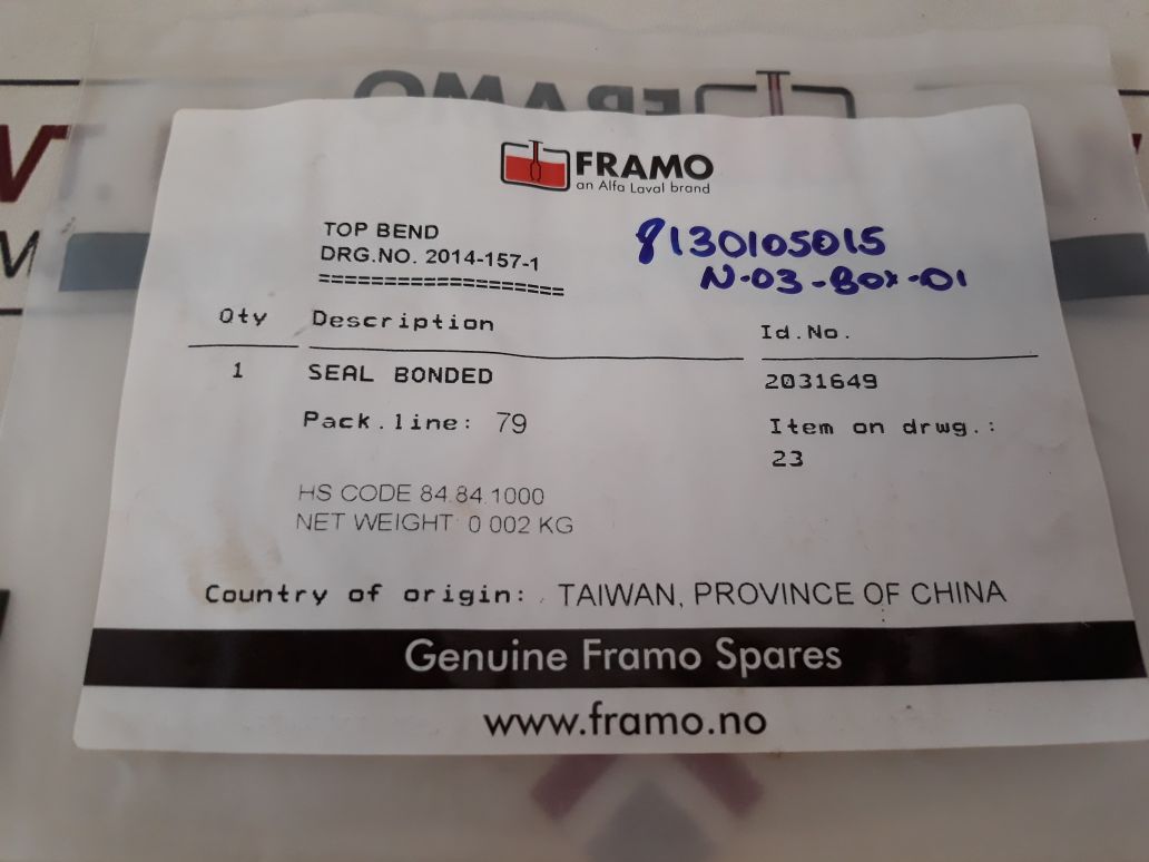 Framo Seal Bonded 2031649