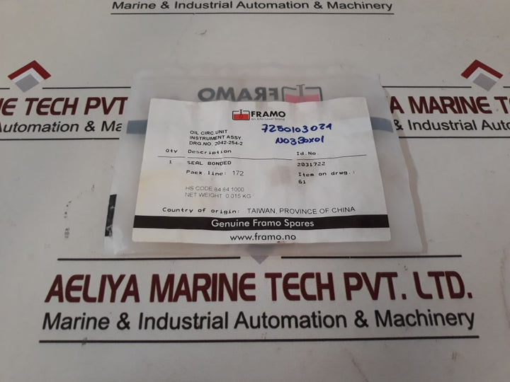 Framo 2031722 Seal Bonded