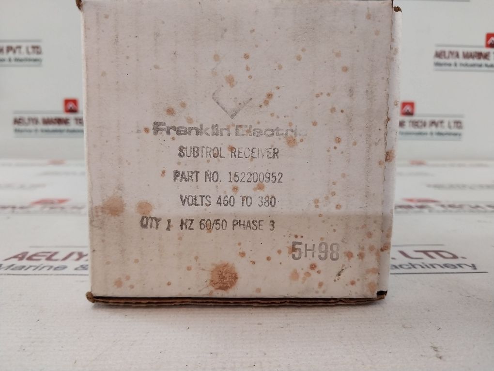Franklin Electric 152200952 Subtrol Motor Protector 380/460 Volts