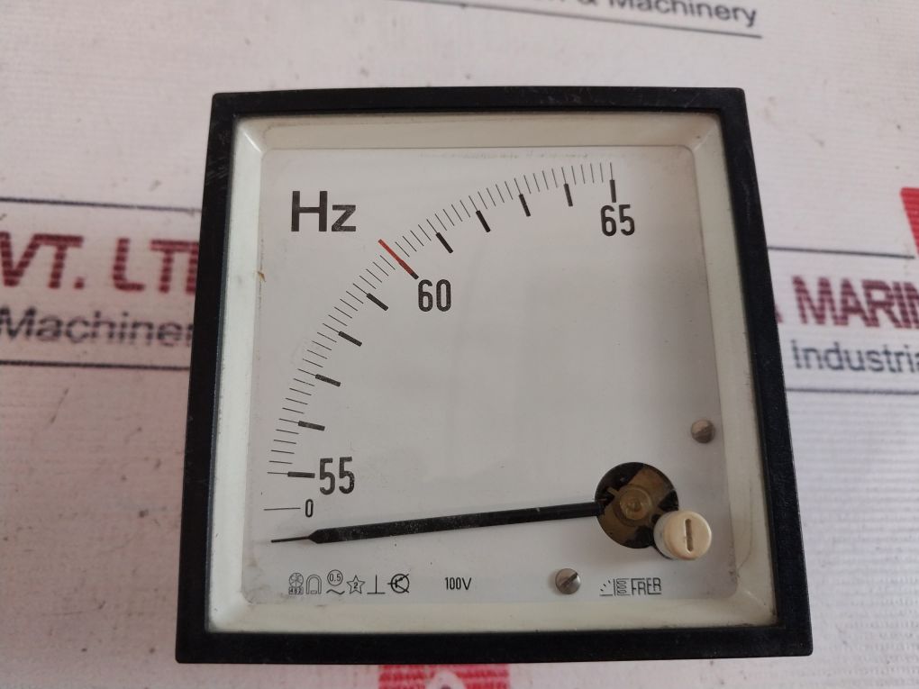 Frer 0-65 Hz Frequency Meter