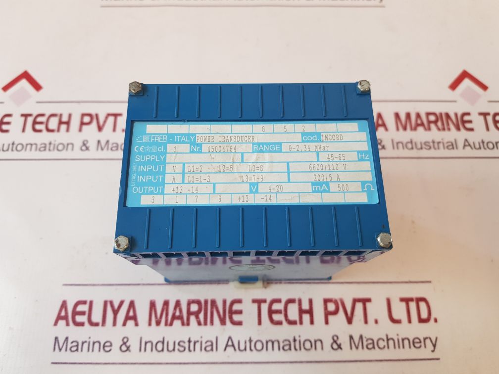 Frer 1Mcord Power Transducer 0-2, 34 Mvar
