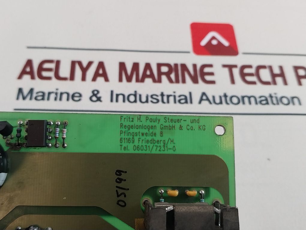 Fritz H. Pauly Steuer-und Regelanlagen Es908