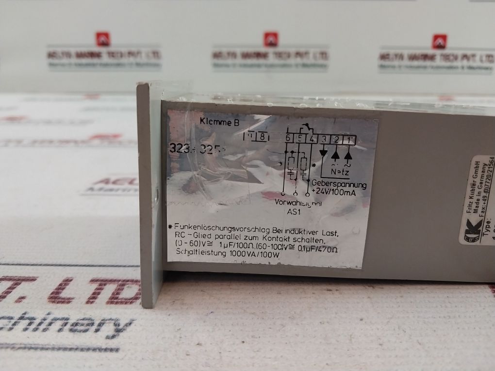 Fritz Kubler 1.325.1/1De1,S9333/Pnp 100W 230V~