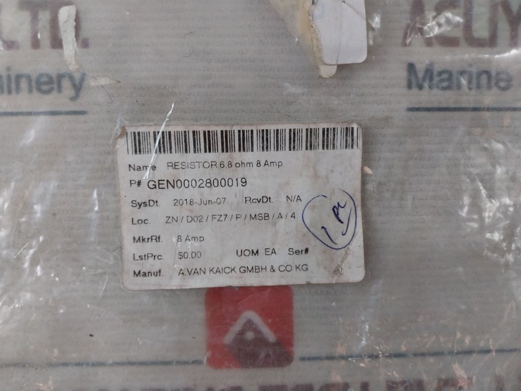 Frizlen Fzw 135X35E Resistor 6.8 Ohm 8 Amp