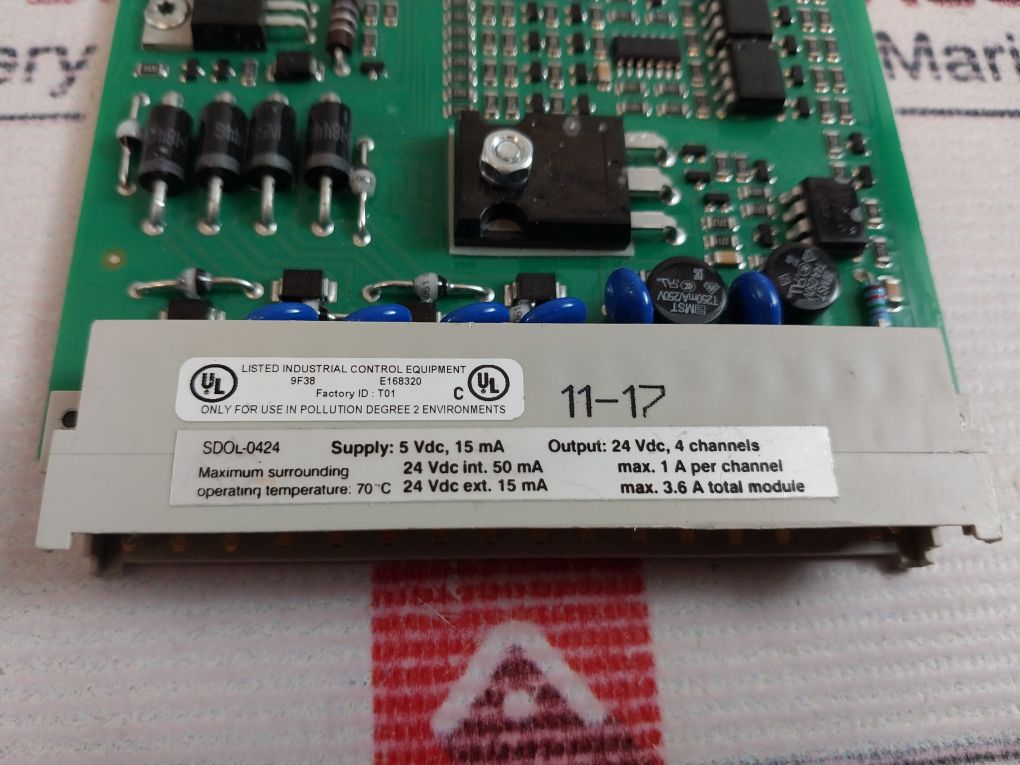 Fsc Sdol-0424 4 Channel Digital Output Module 24 Vdc