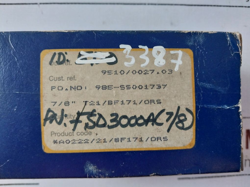 John Crane Fsd3000A Spring Seal Assembly Set