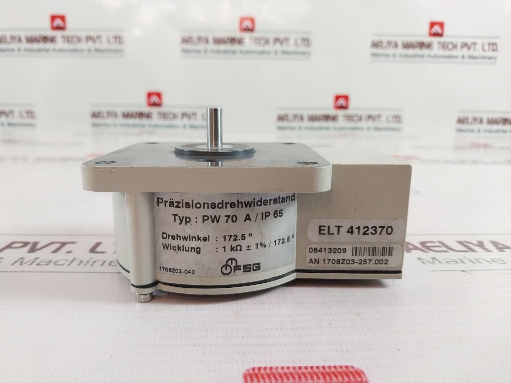 Fsg Pw 70 A/Ip 65 Precision Rotary Resistance Elt 412370 Potentiometer Resistor