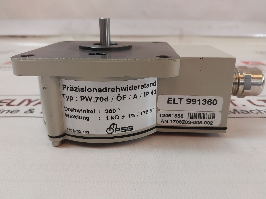 Fsg Pw 70D/Of/A/Ip40 Potentiometer