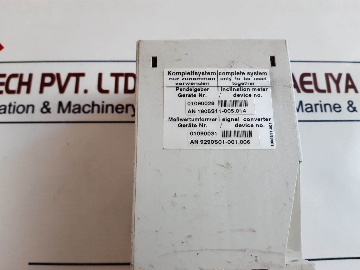 Fsg We-vi 2-38/2K/K16 Signal Converter Inclination Meter