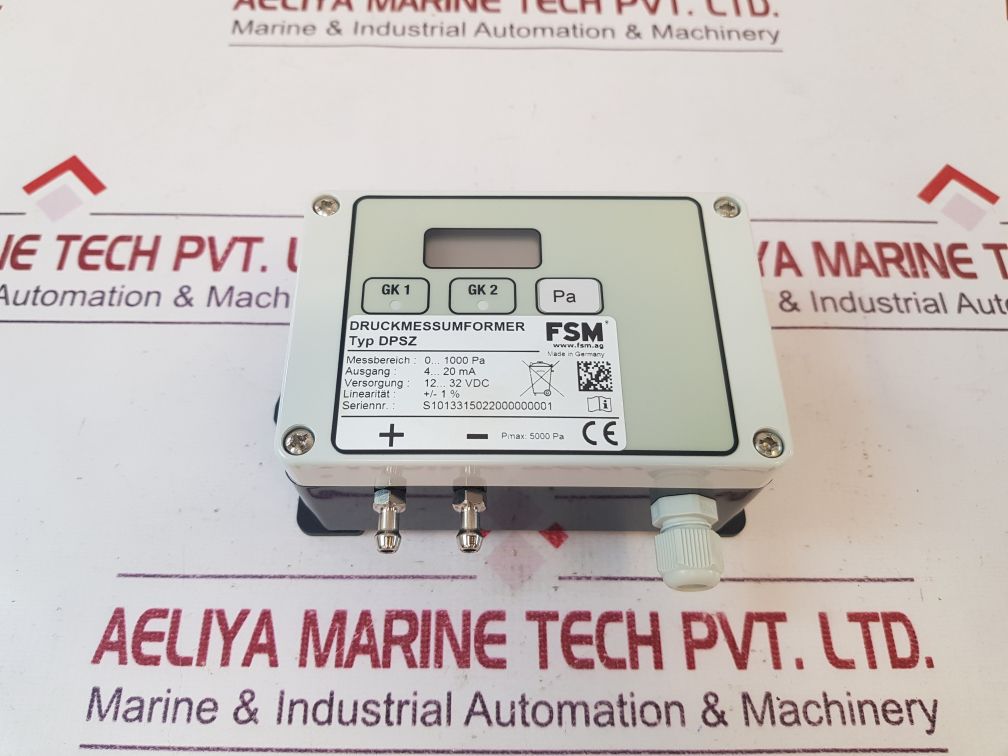 Fsm Dpsz Differential Pressure Transmitter