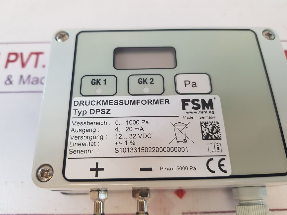 Fsm Dpsz Differential Pressure Transmitter