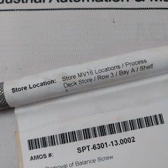 Ft33076-4 Tool, Removal Of Balance Screw