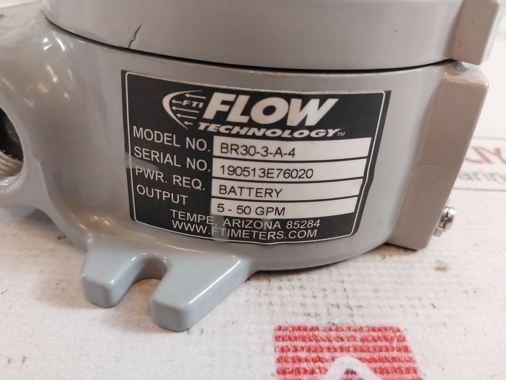 Fti Flow Technology Br30-3-a-4 Flow Meter