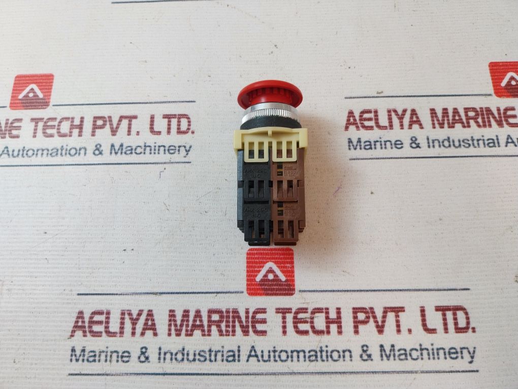 Fuji Electric Ah30-3-0143 Red Push Button Switch 250V 6A