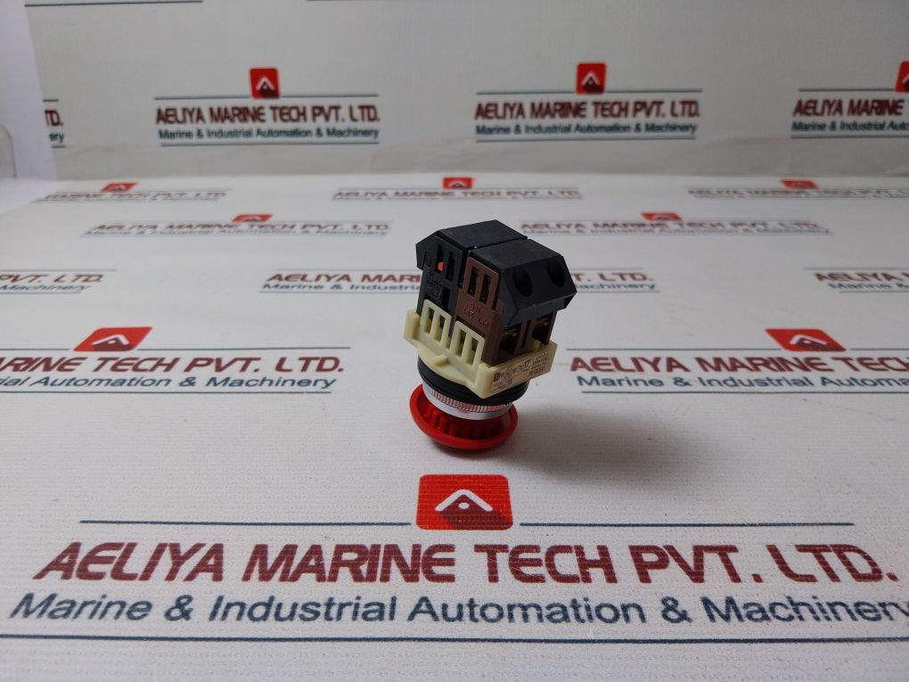 Fuji Electric Ah30-m Red Push Button Switch