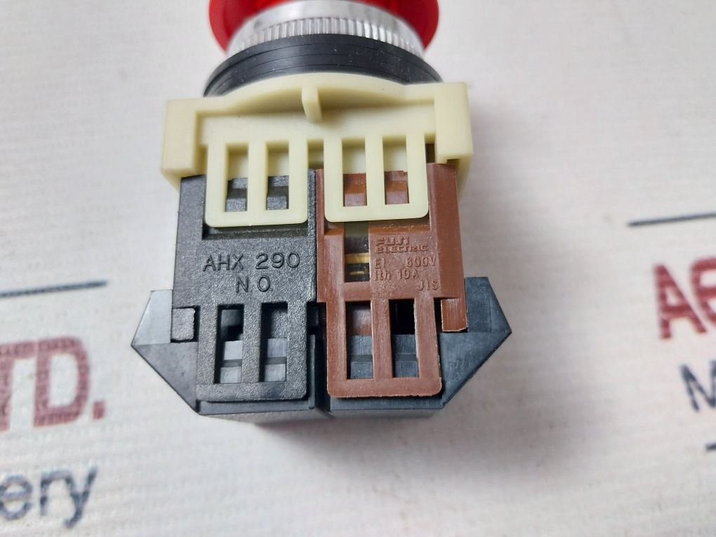 Fuji Electric Ah30-m Red Push Button Switch