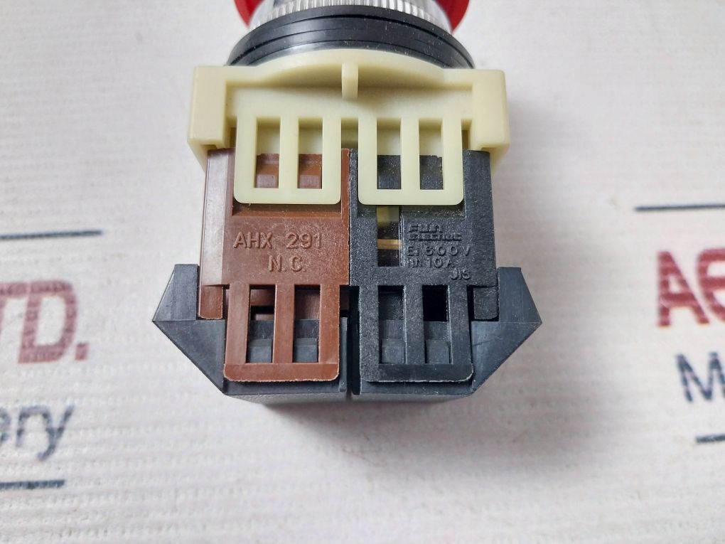 Fuji Electric Ah30-m Red Push Button Switch